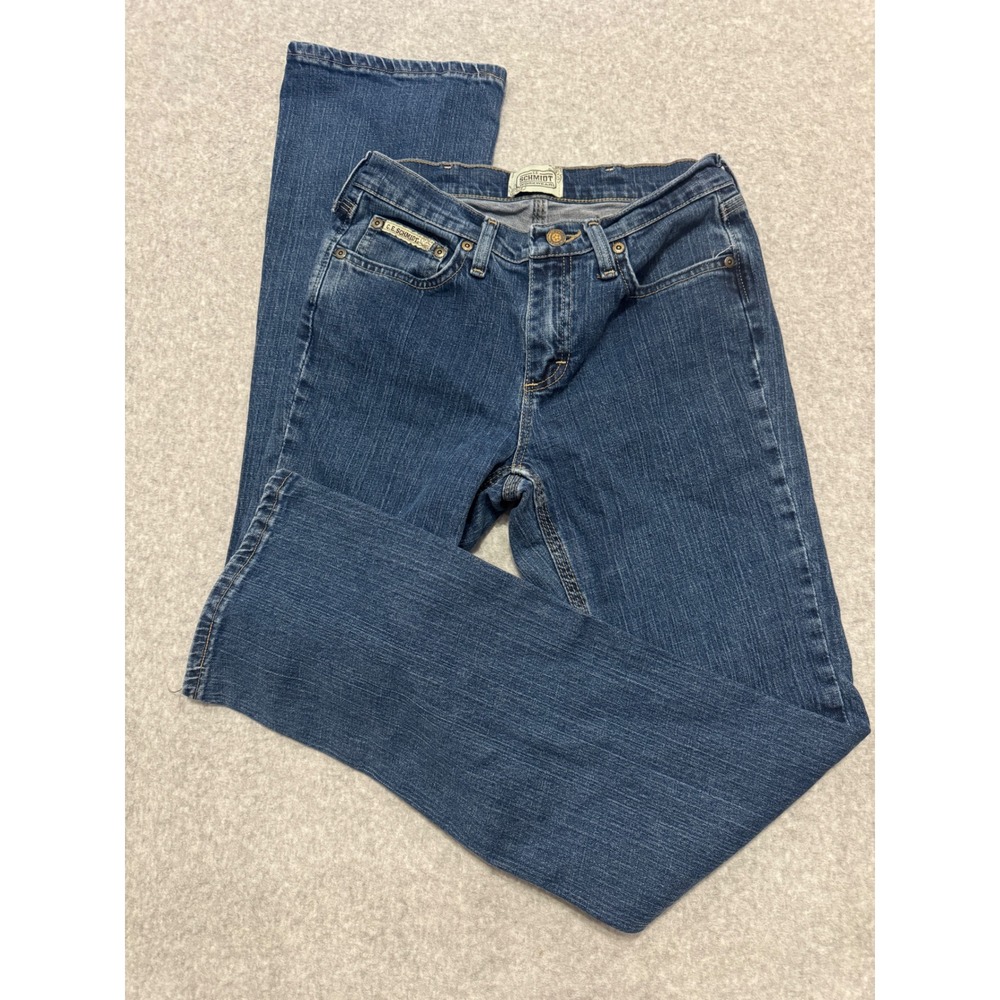 CE Schmidt Workwear Womens Straight Leg Jeans Blue Denim Size 4x32